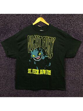 Toothless the Night Fury Dream Works Animations T-Shirt 2X